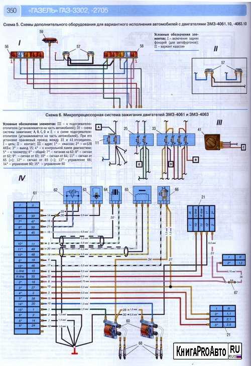 Как подключить жгут змз 405