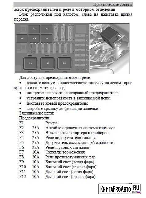 Блок предохранителей и реле газель некст: где находится, схемы