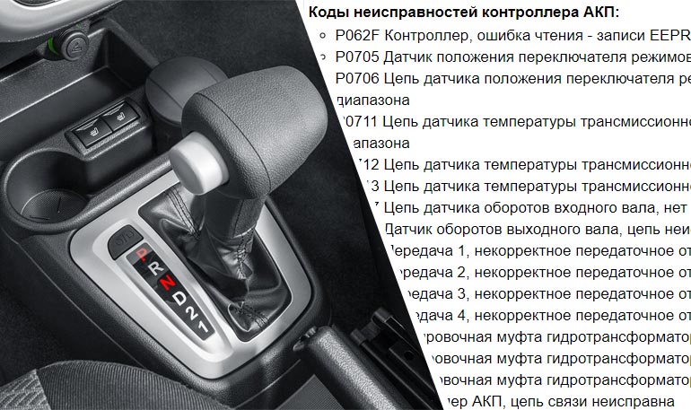 Коды ошибок лада гранта с расшифровкой