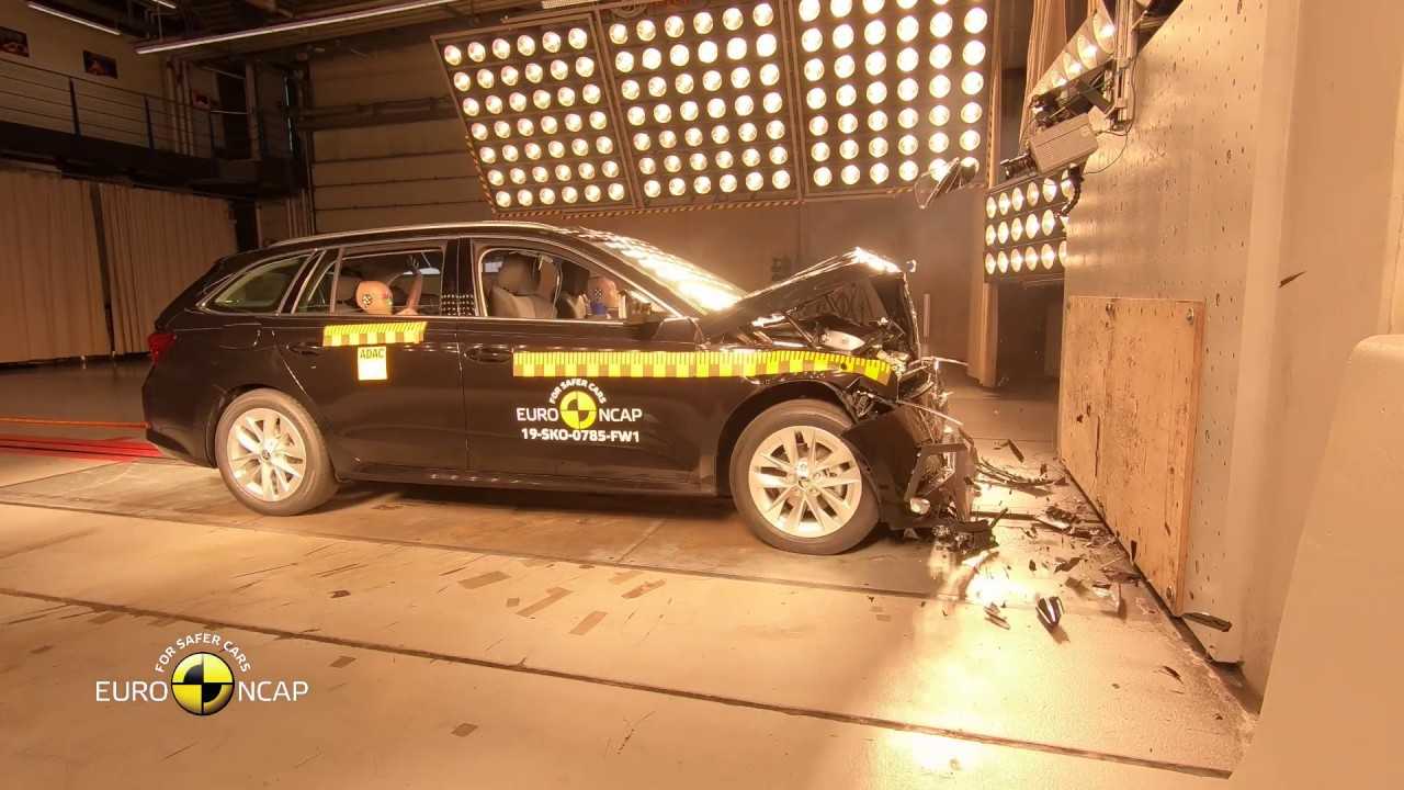 Краш-тесты euro ncap: skoda kodiaq и еще трое
