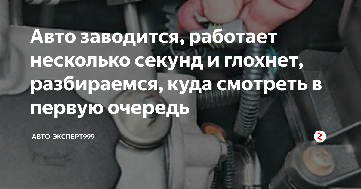 Машина заводится и сразу глохнет: причины, способы устранения