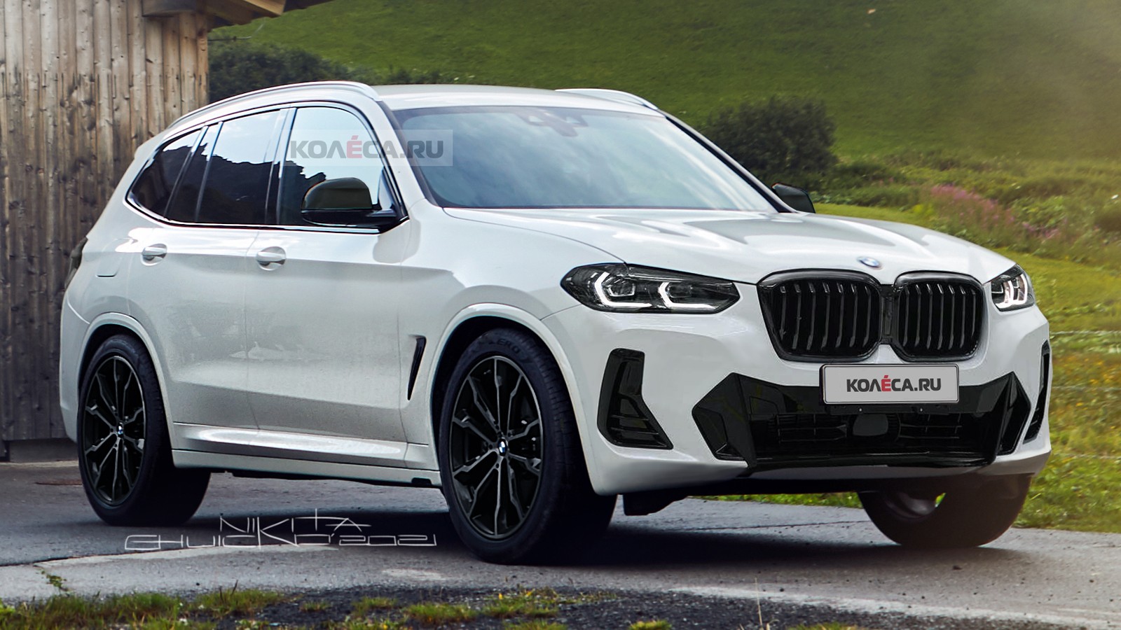 Обновленный bmw x3 (2022) с гибридным двигателем 297 л.с.
