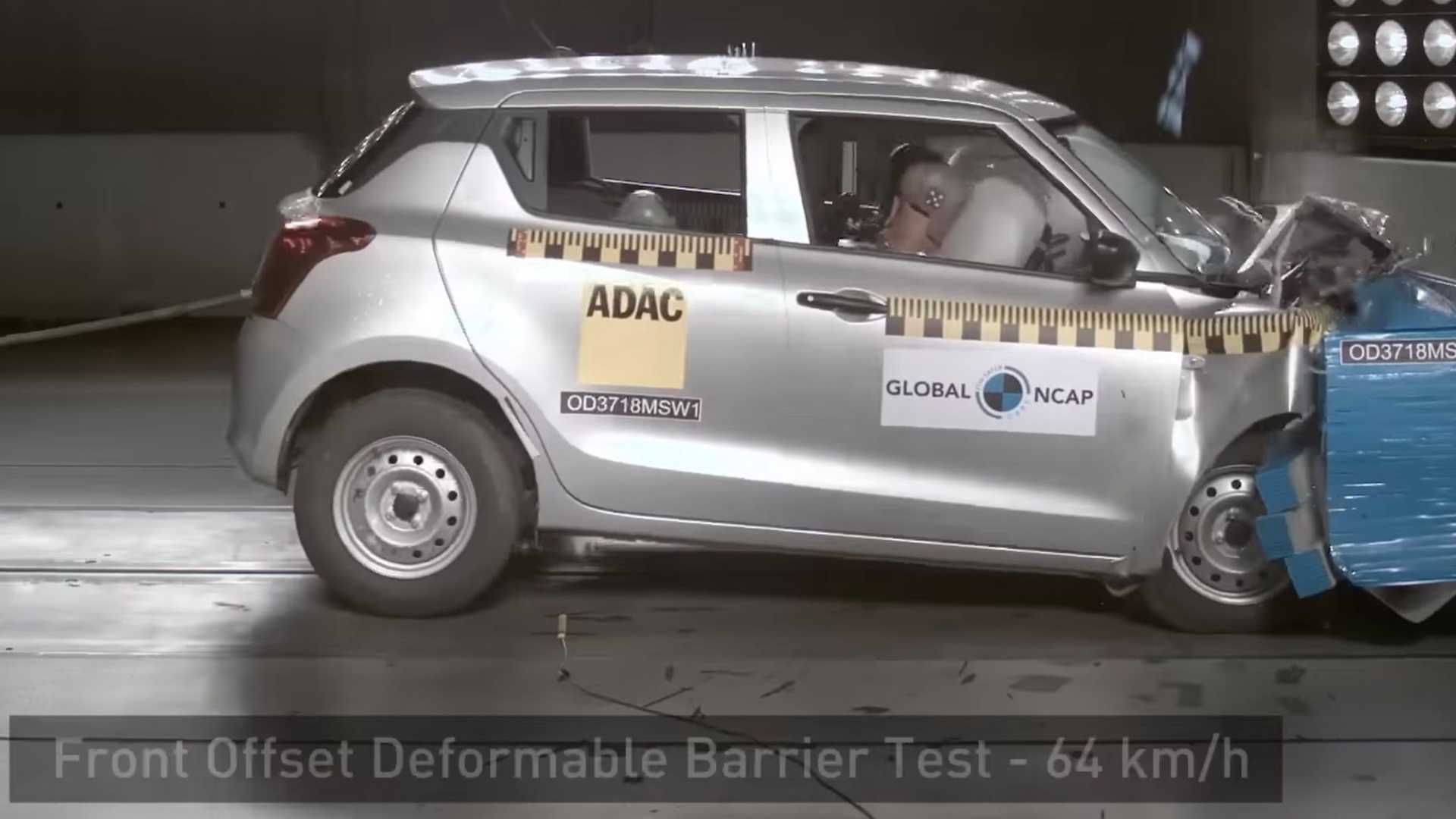 Suzuki sx4 test crash