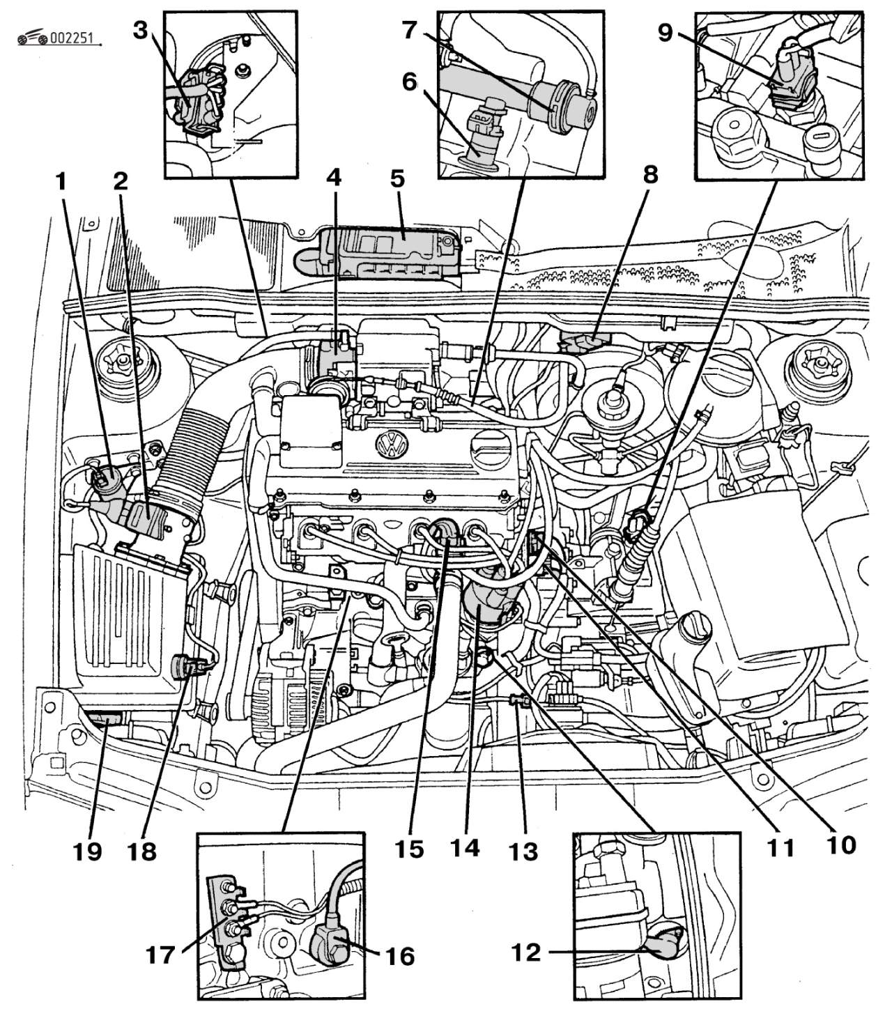 Vw golf ii (type a2, 1984-1992) service and repair manuals