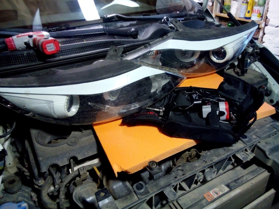 Kia sportage 2 как снять фару