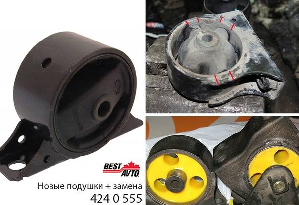 Как заменить подушку двигателя на приоре