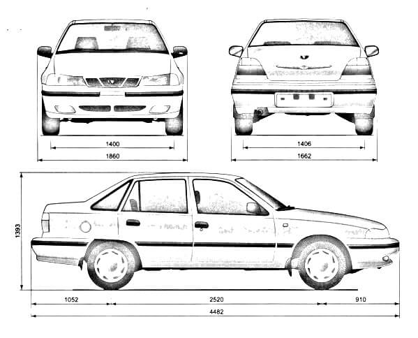 Daewoo nexia — технические характеристики автомобиля, конструкция, модификации — рувики