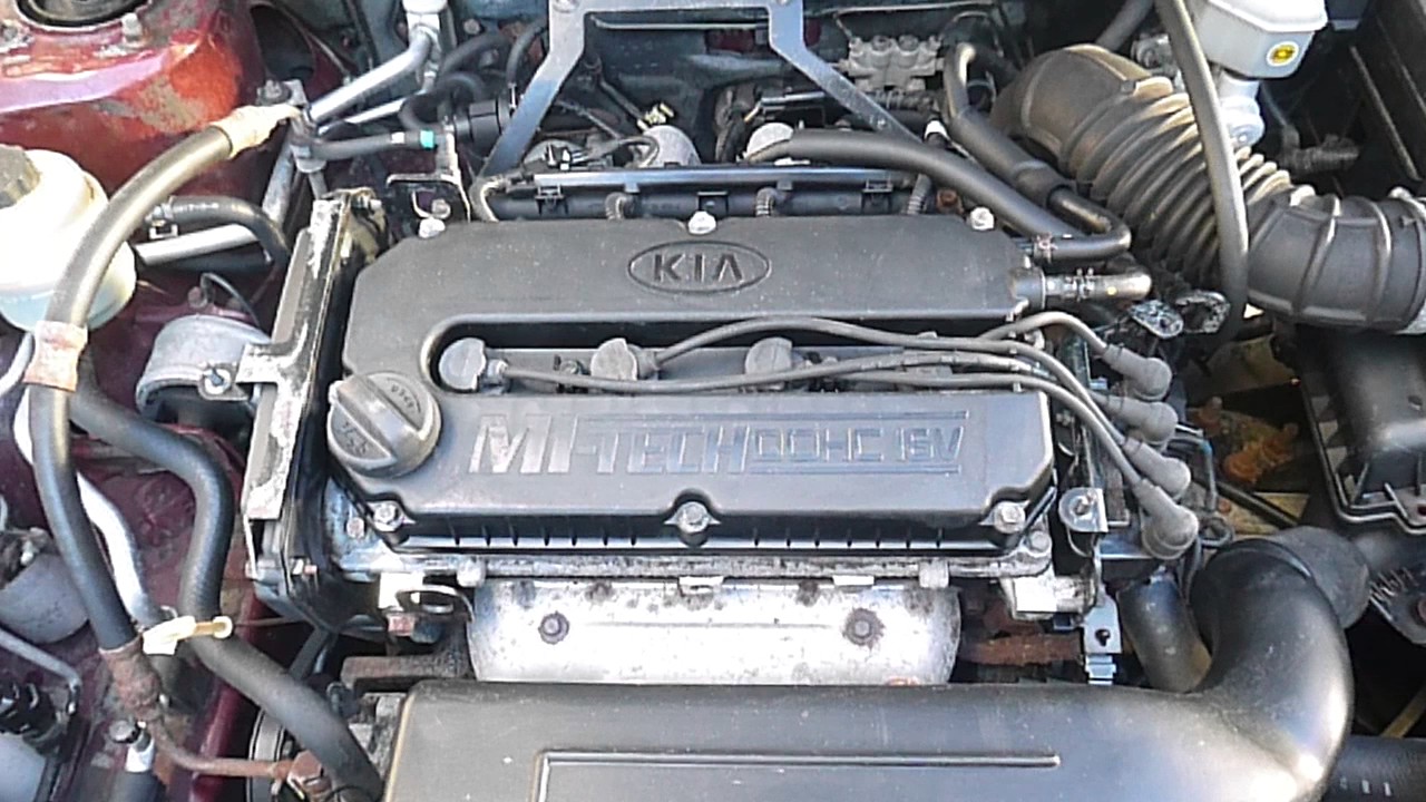 Как правильно снять двигатель с kia spectra