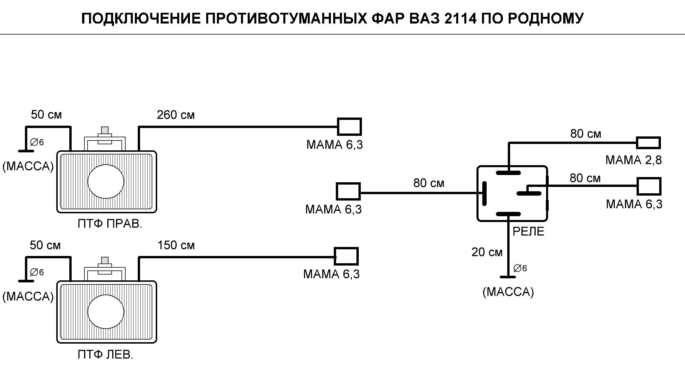 Противотуманные фары ваз 2114 и птф ваз 2115: какие лучше установить