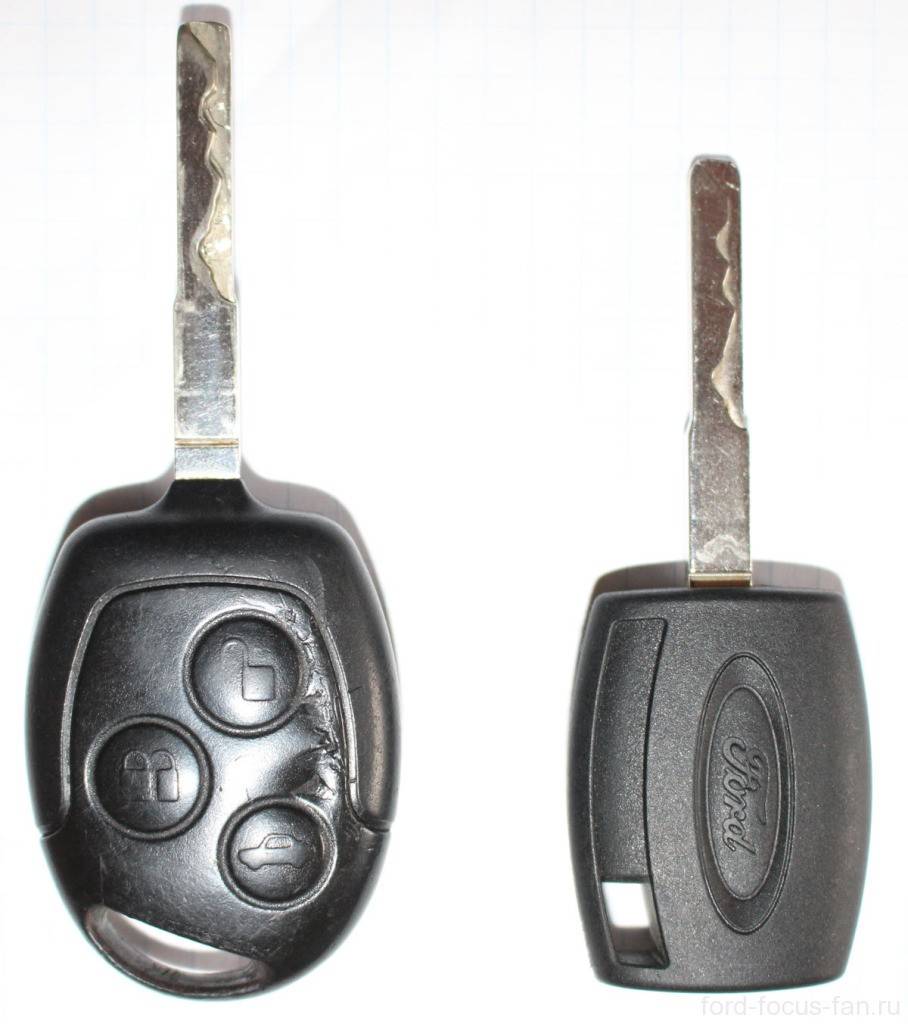 Как произвести замену батарейки в штатном ключе ford focus 2