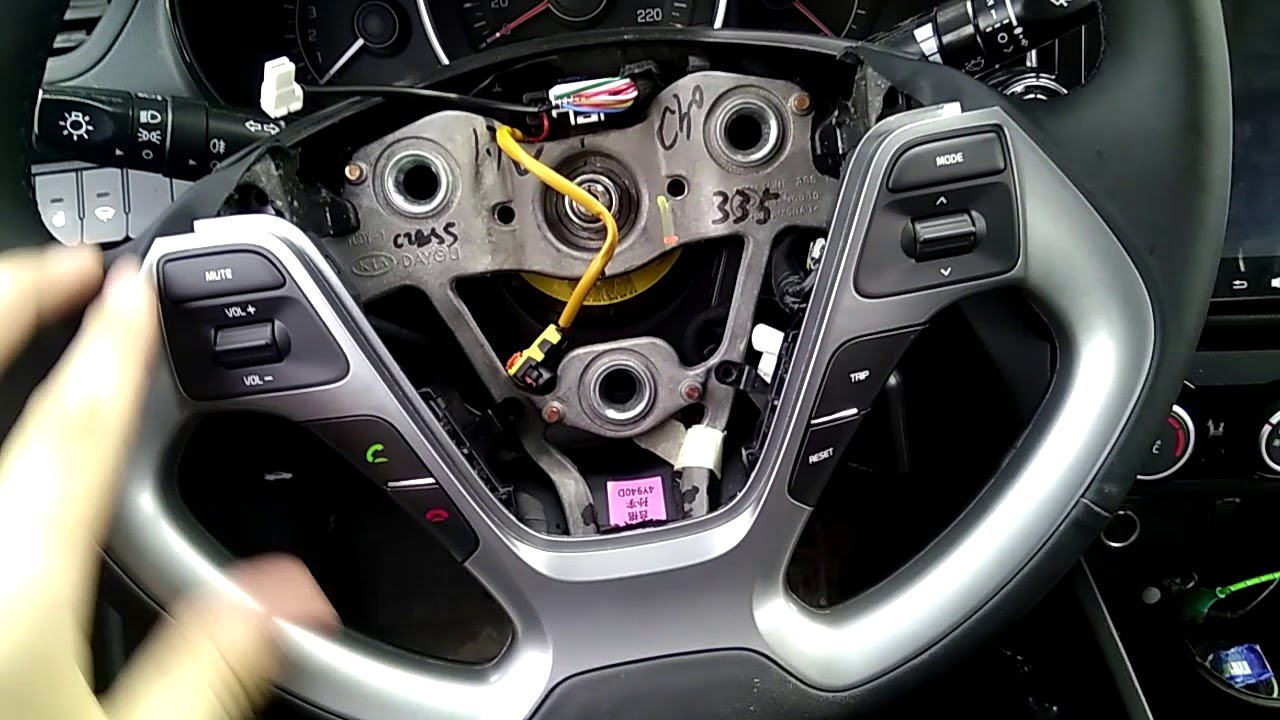 Как разобрать руль kia rio 3: подробное руководство