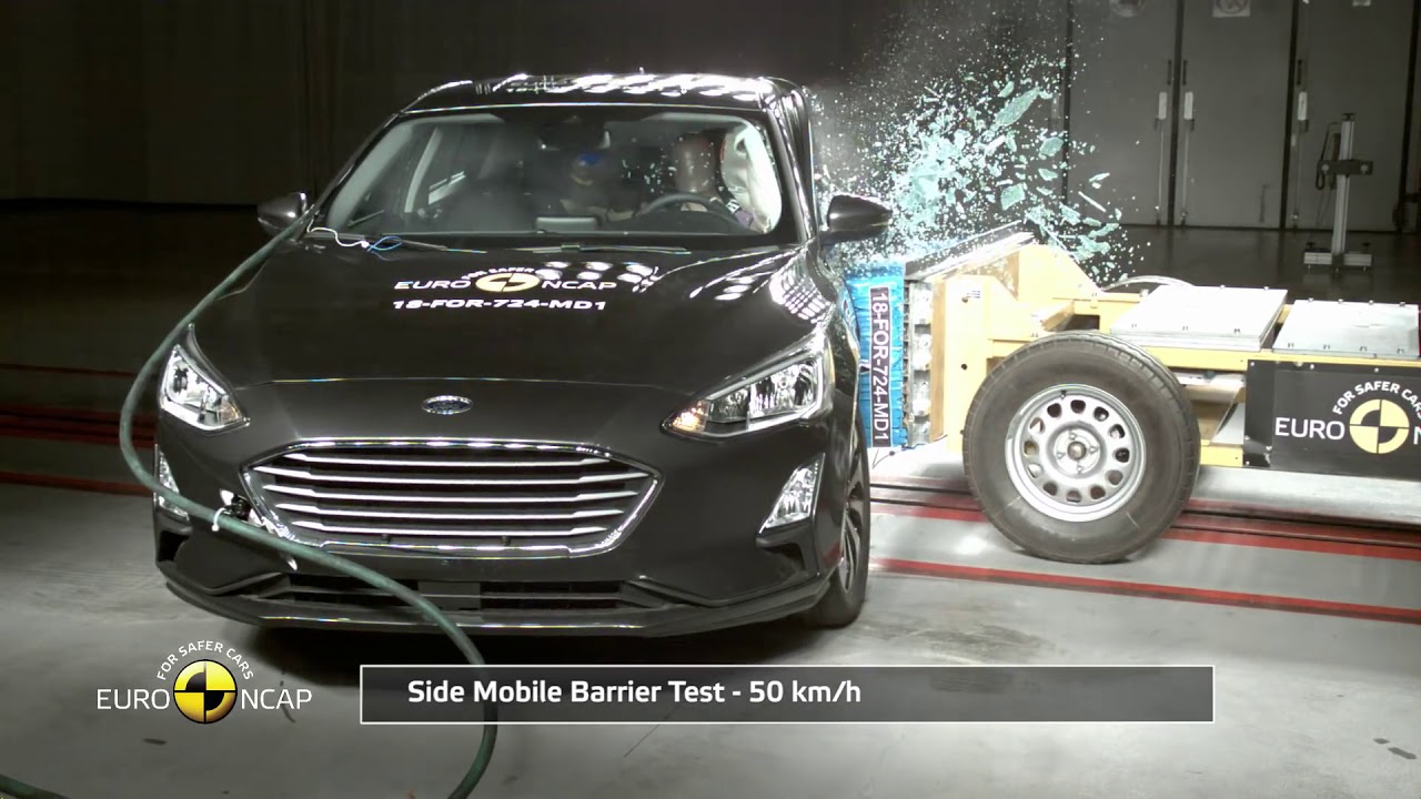 Краш-тест автомобиля ford kuga